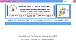 Desktop Screenshot of masonicgiftshop.com